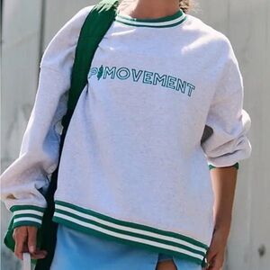 FP Movement all star collegiate logo pullover grey